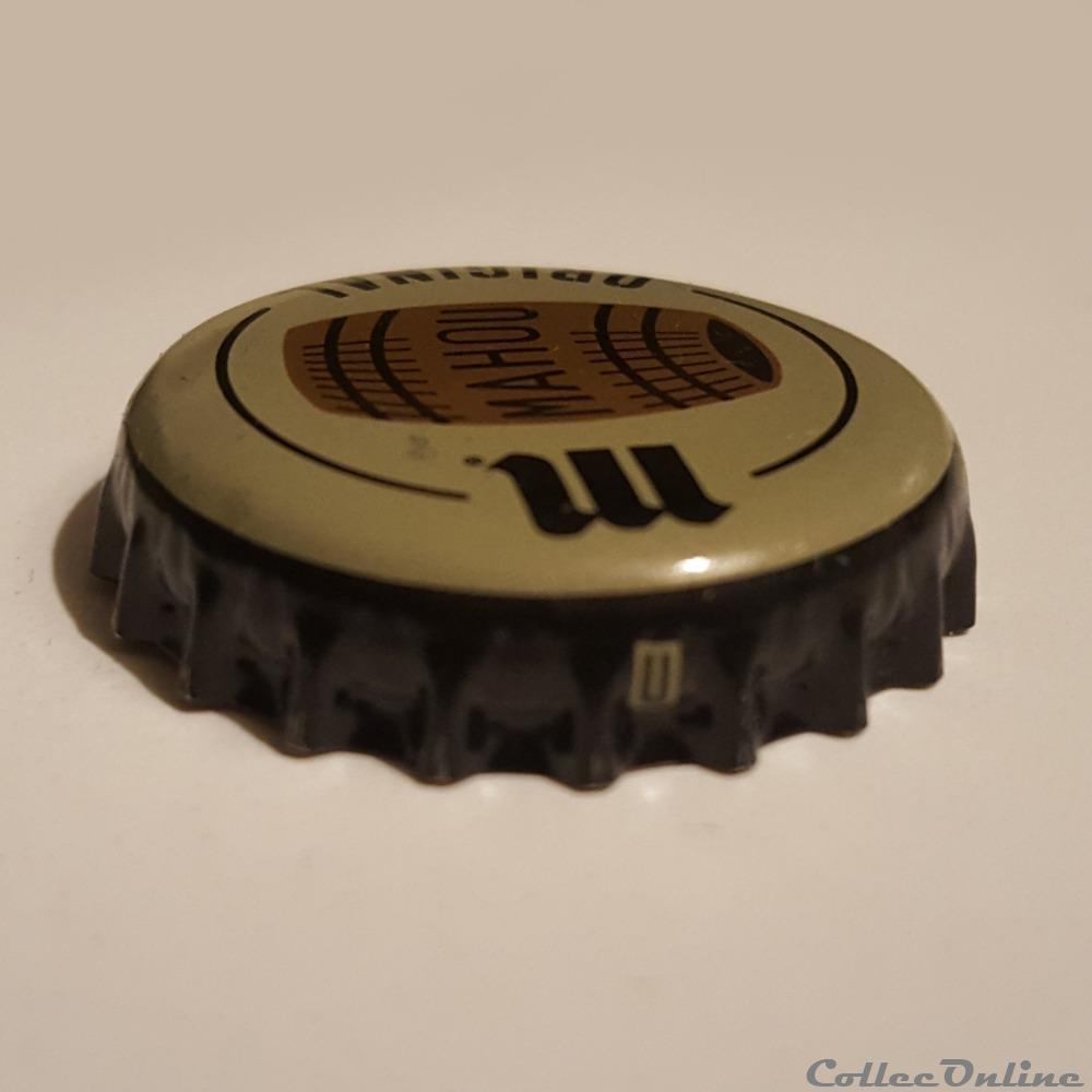 Mahou Original capsule muselet biere espagne mahou original