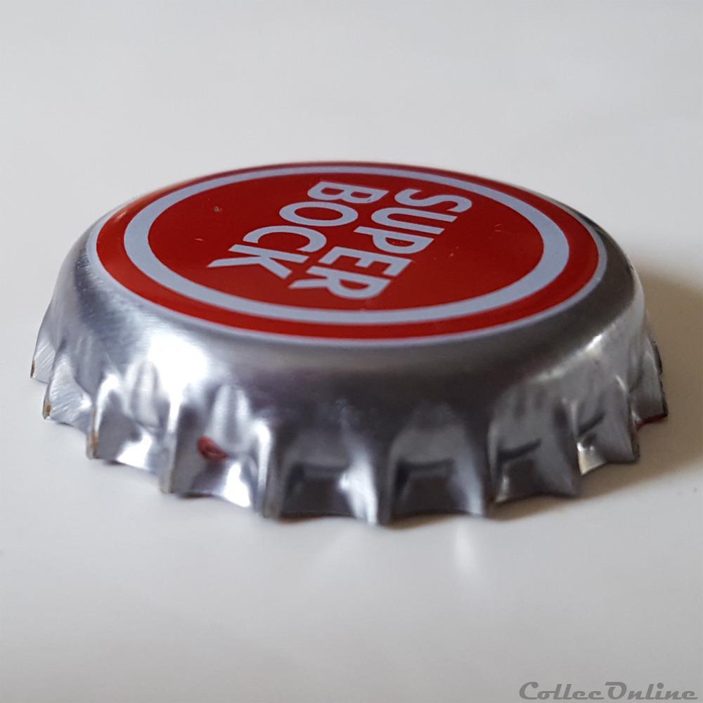 Super Bock (Métallique) 2 capsule muselet biere portugal super bock metallique