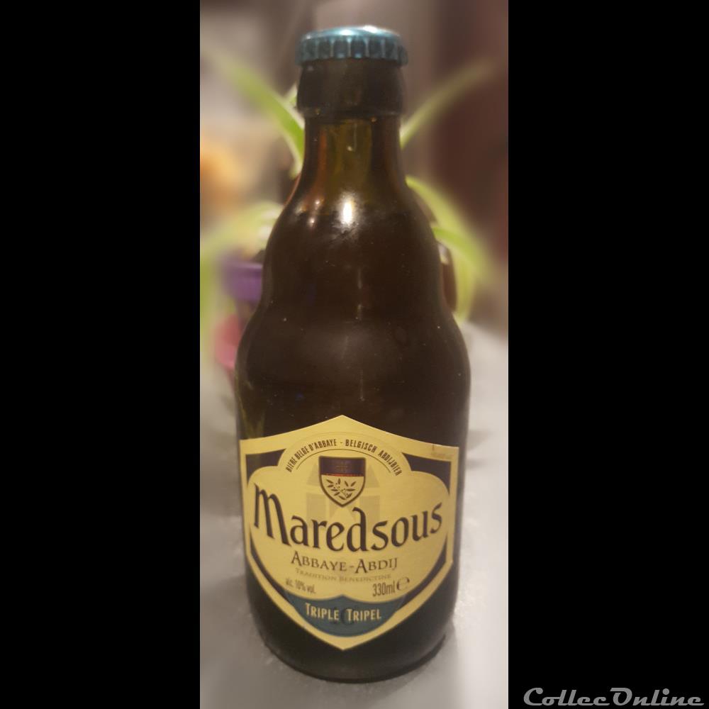 Maredsous Triple 10 2 capsule muselet biere belgique maredsous triple 10