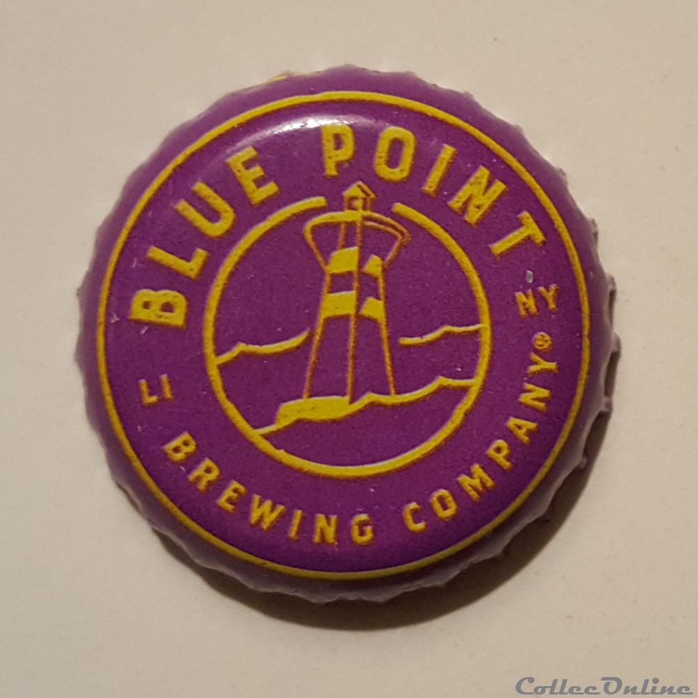Brasserie Blue Point capsule muselet biere usa brasserie blue point