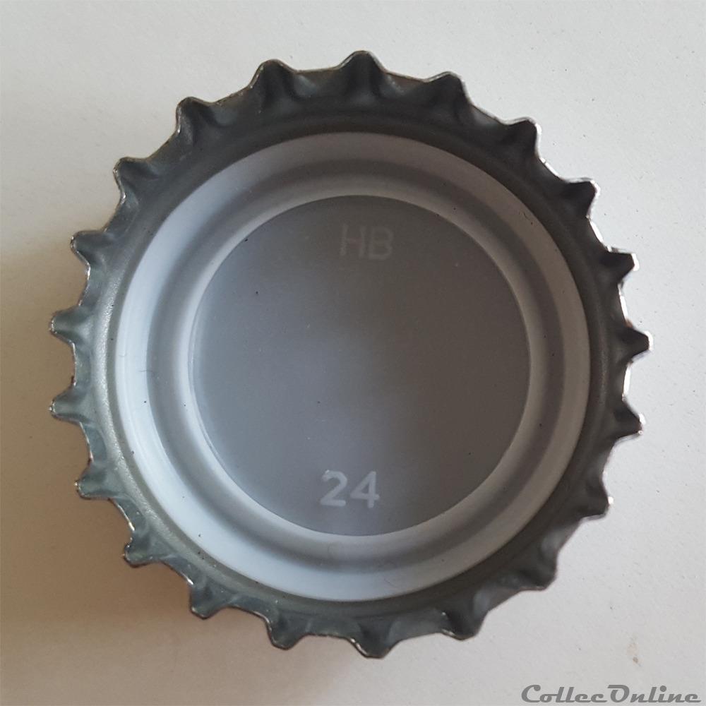 Unie - Grise - H.B. capsule muselet biere allemagne unie grise h b