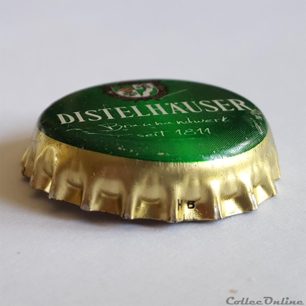 Distelhäuser Brauerei 2 capsule muselet biere allemagne distelhauser brauerei