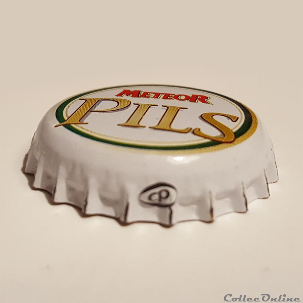 Météor Pils 3 capsule muselet biere france meteor pils