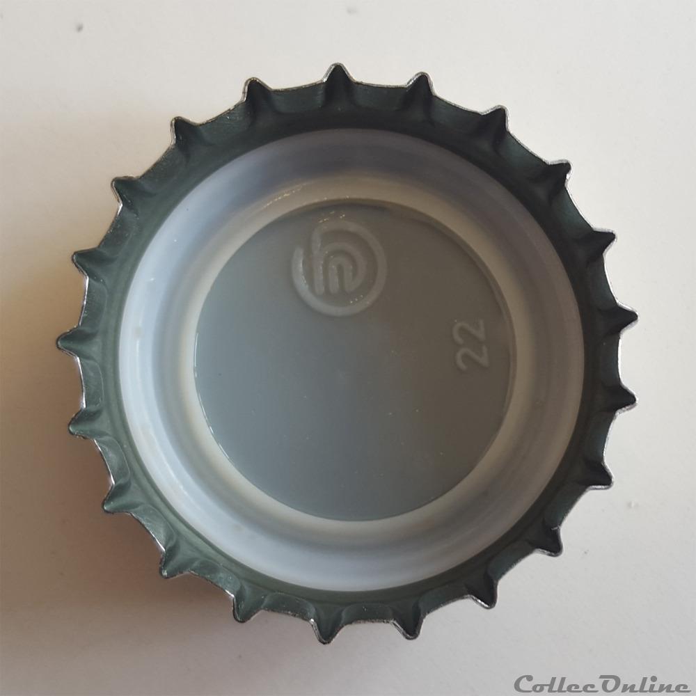 Unie - Crème - h 4 capsule muselet biere france unie creme h