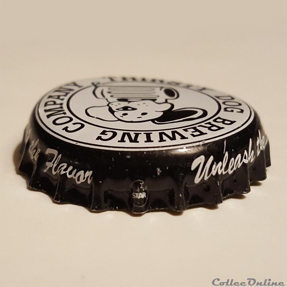 Thirsty Dog Brewing Co. 2 capsule muselet biere belgique thirsty dog brewing co