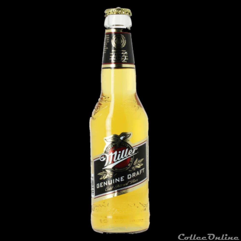 Miller Genuine Draft 2 capsule muselet biere usa miller genuine draft