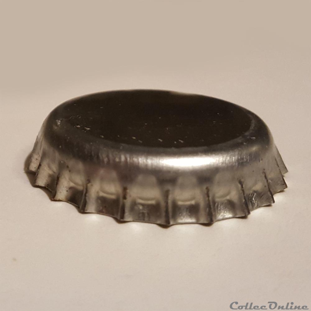Unie - Argent - NC 2 capsule muselet biere france unie argent nc