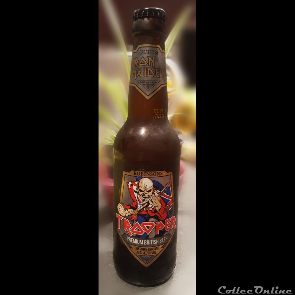 Iron Maiden Trooper 2 capsule muselet biere royaume uni iron maiden trooper