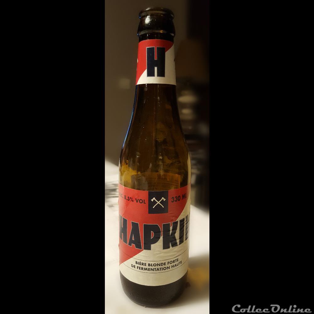 Hapkin 2 capsule muselet biere belgique hapkin