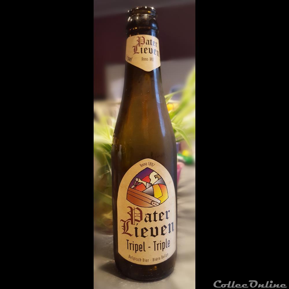 Pater Lieven Triple 2 capsule muselet biere belgique pater lieven triple