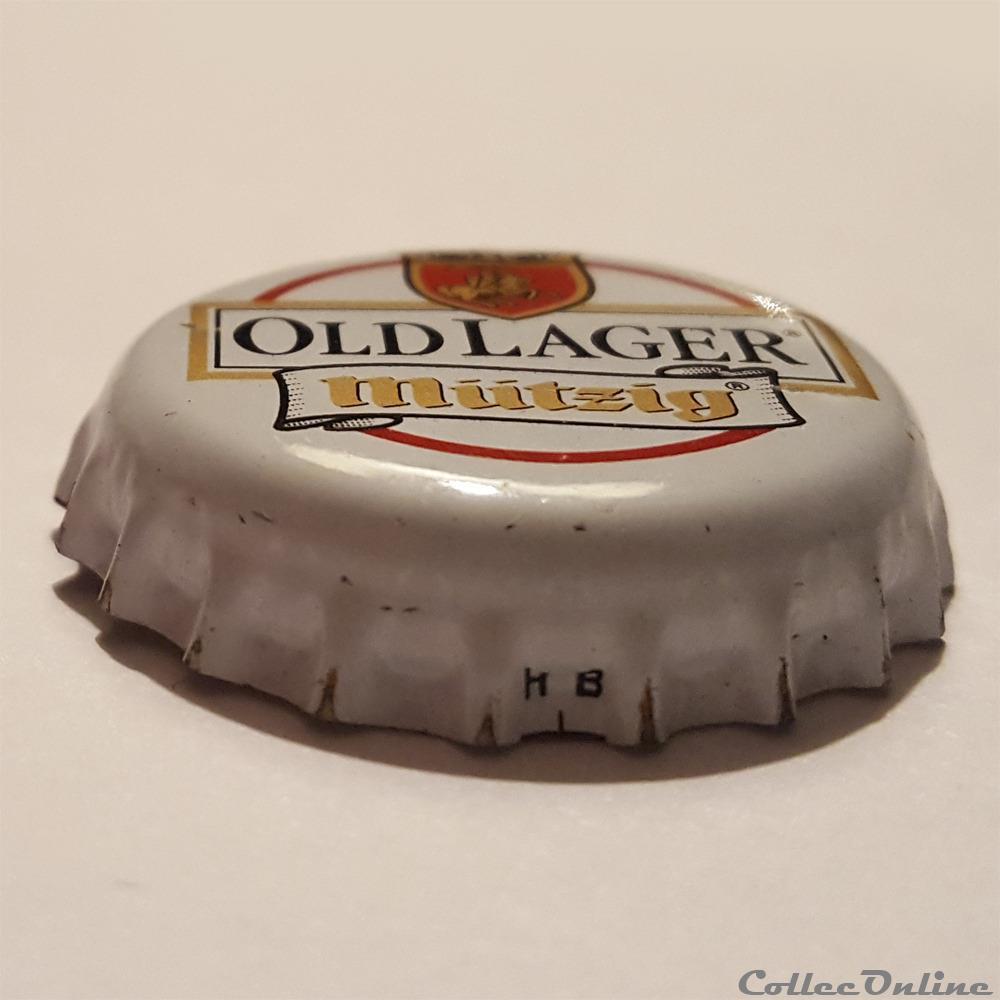 Mützig Old Lager 2 capsule muselet biere france mutzig old lager