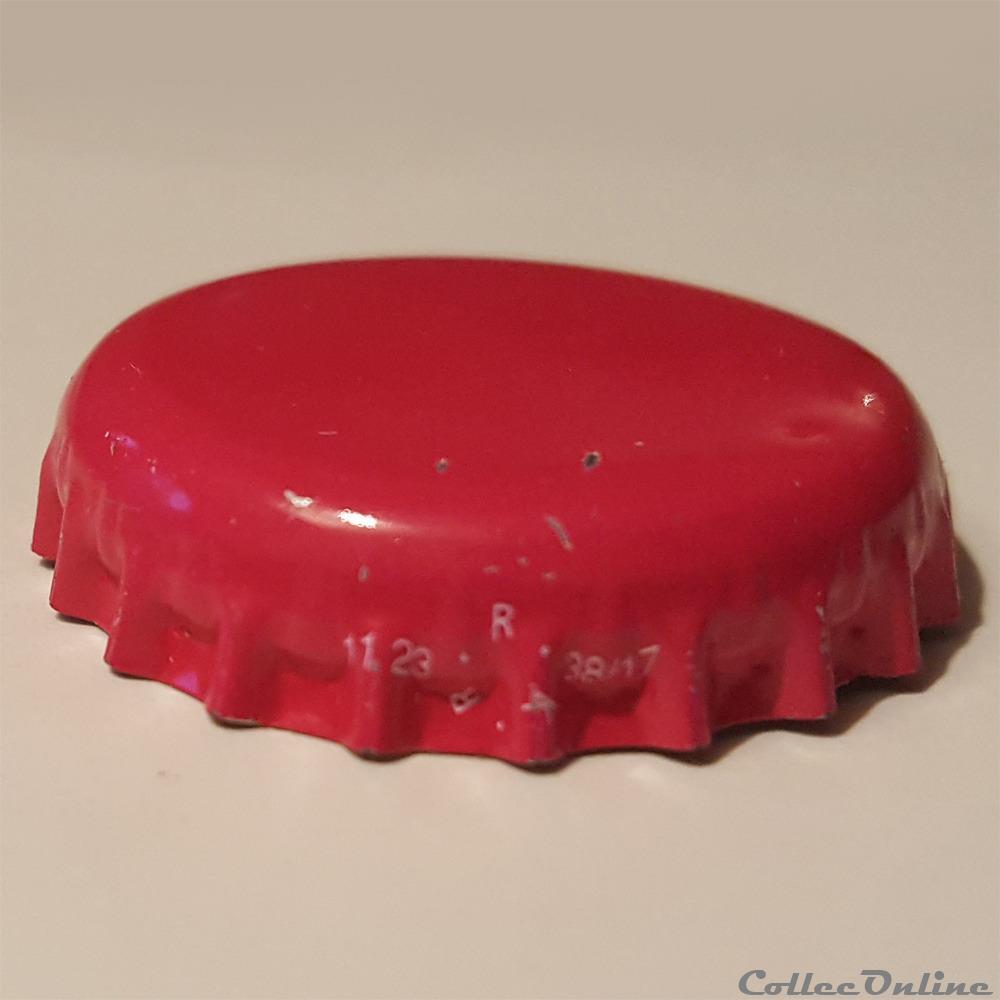 capsule muselet biere belgique unie rose rrk