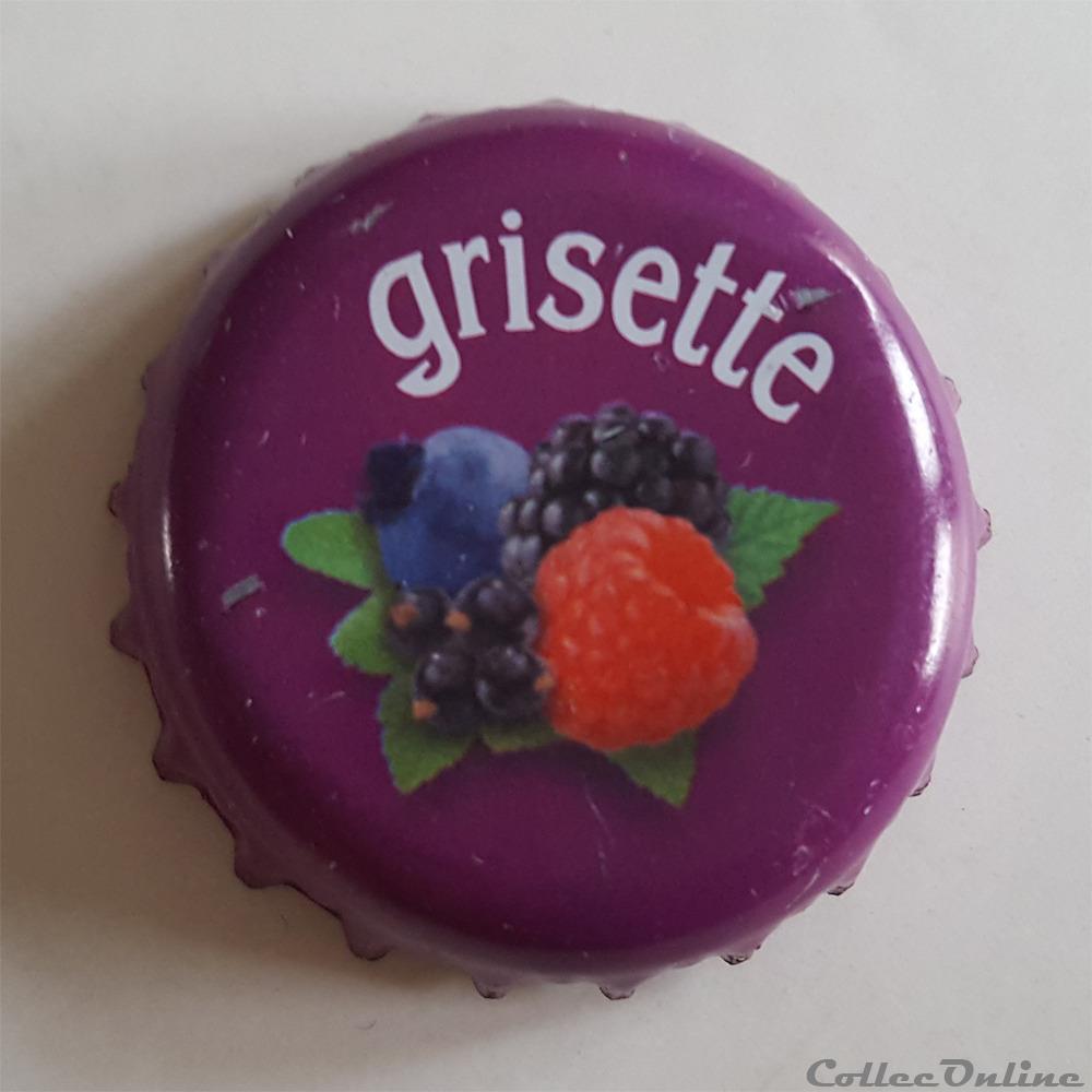 capsule muselet biere belgique grisette fruits des bois