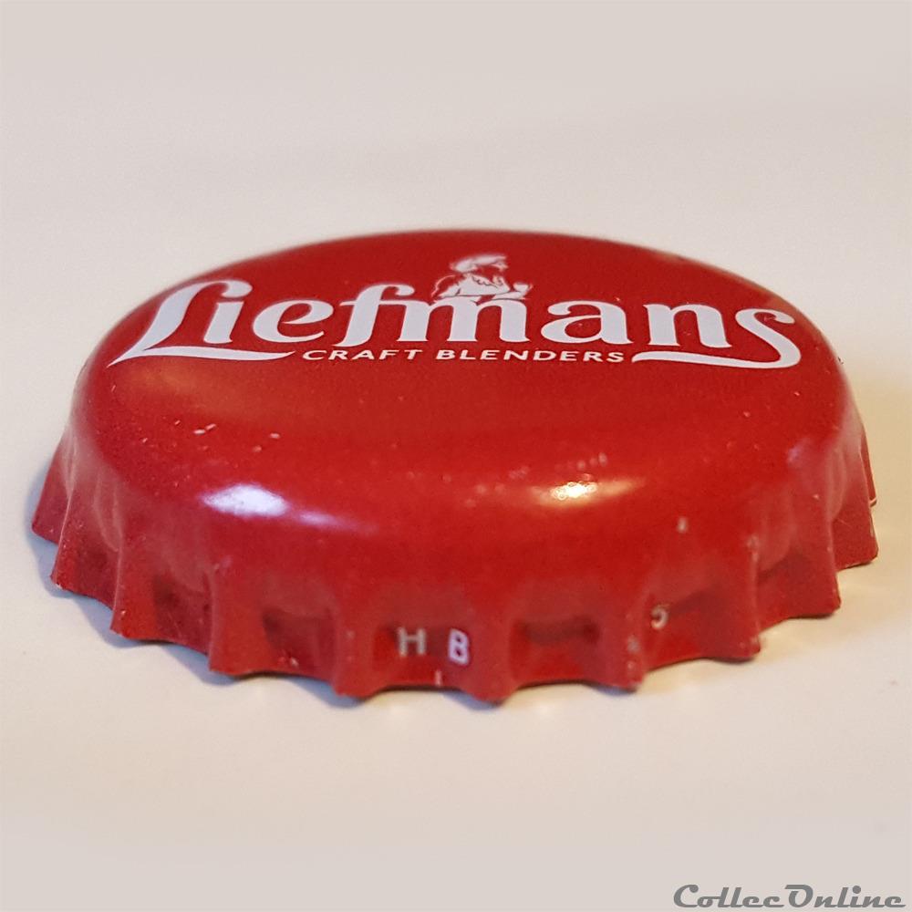 Brasserie Liefmans 2 capsule muselet biere belgique brasserie liefmans