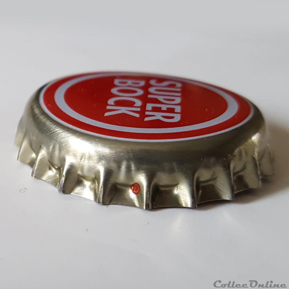 Super Bock (Dorée) 2 capsule muselet biere portugal super bock doree