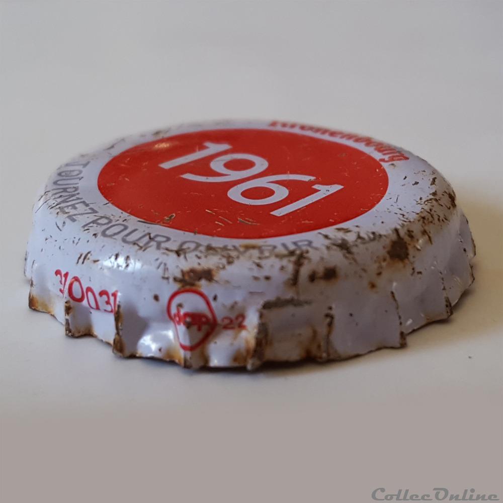 Les années qui comptent I - dap - Blanche - 1961 2 capsule muselet biere allemagne les annees qui comptent i dap blanche 1961