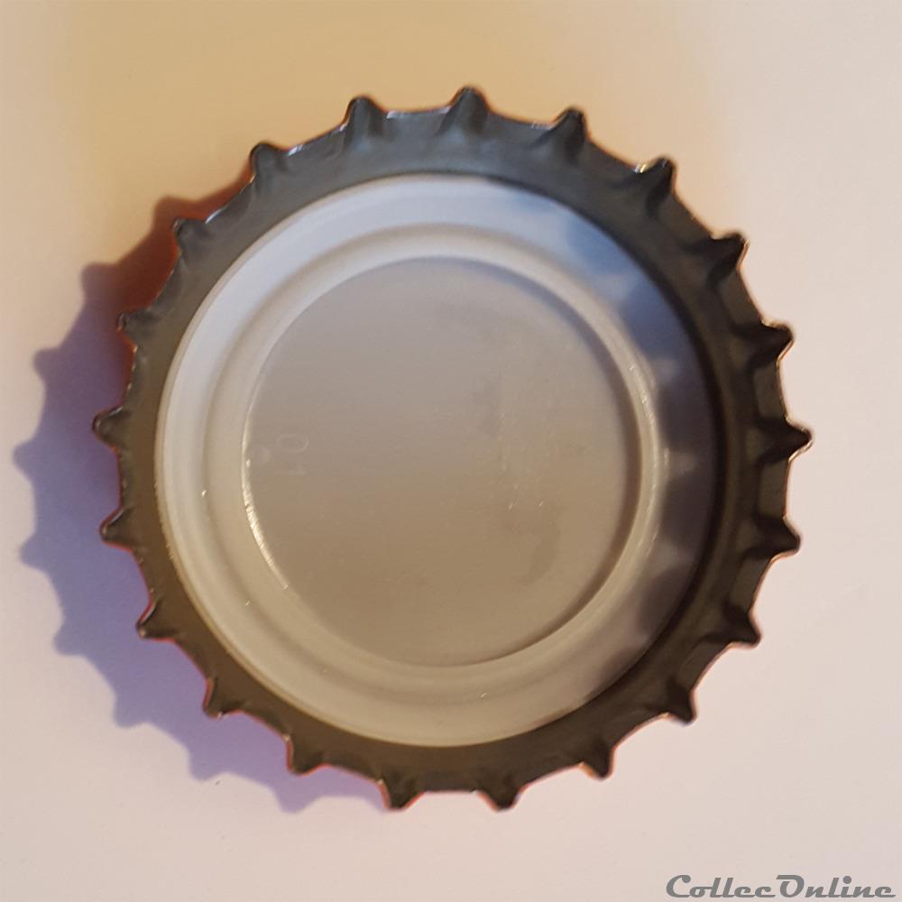 Unie - Orange - NC 4 capsule muselet biere belgique unie orange nc