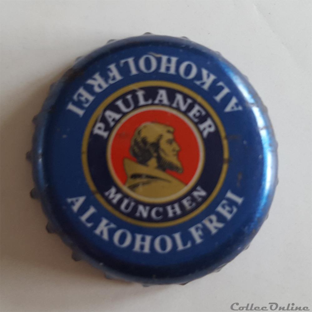 Paulaner Munchen Alkoholfrei capsule muselet biere allemagne paulaner munchen alkoholfrei