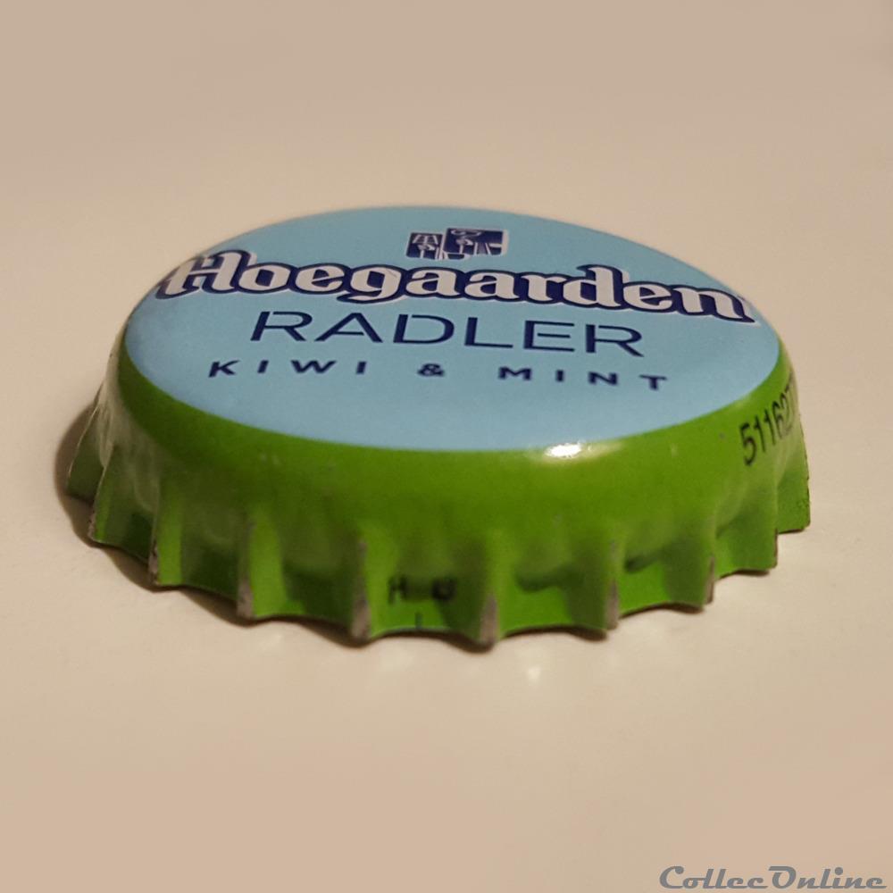 Hoegaarden Radler Kiwi & Mint 3 capsule muselet biere belgique hoegaarden radler kiwi mint