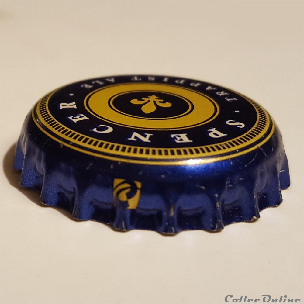 Spencer Trappist Ale 2 capsule muselet biere usa spencer trappist ale