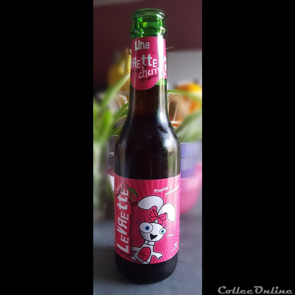 Levrette Cherry 2 capsule muselet biere france levrette cherry