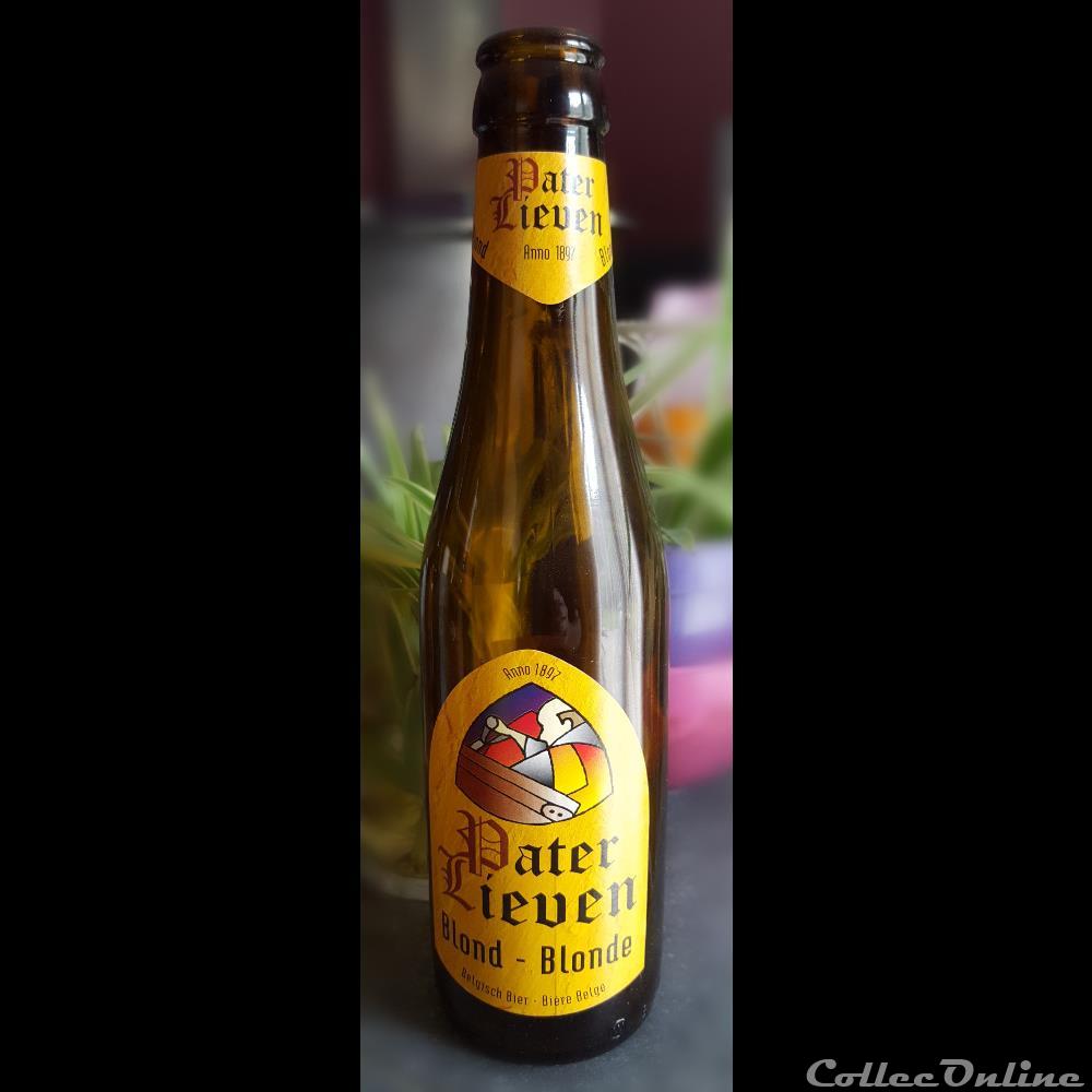 Pater Lieven Blonde 2 capsule muselet biere belgique pater lieven blonde