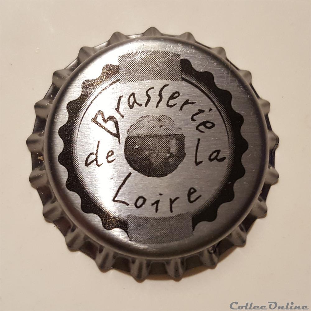 capsule muselet biere france brasserie de la loire argent neuve