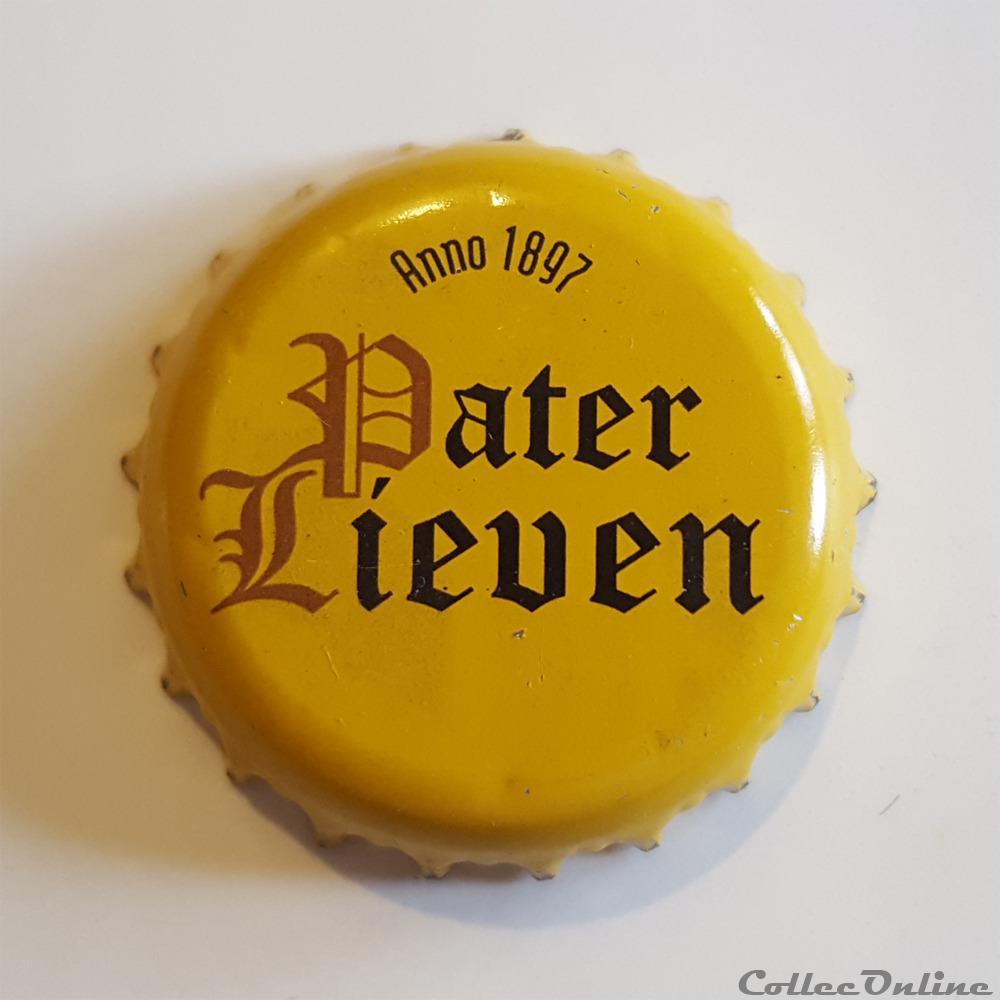 Pater Lieven Blonde capsule muselet biere belgique pater lieven blonde