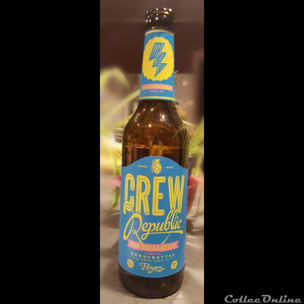 Crew Republic 7:45 Escalation 4 capsule muselet biere allemagne crew republic 7 45 escalation