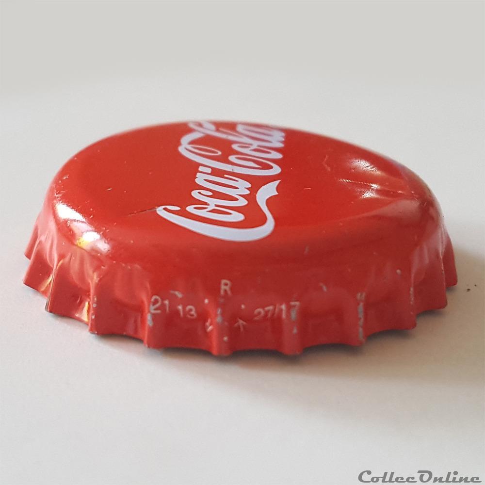 Coca-cola 2 capsule muselet biere belgique coca cola