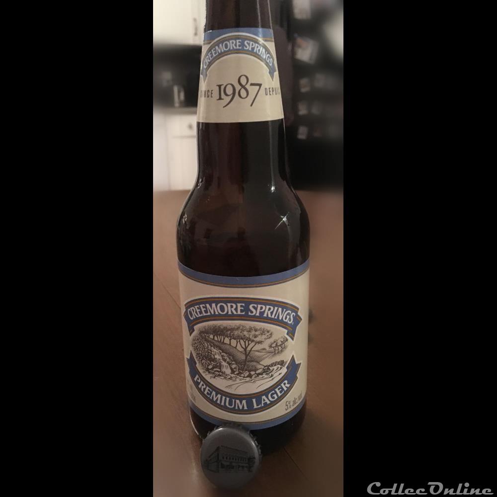 Creemore Springs Premium Lager 2 capsule muselet biere canadum creemore springs premium lager