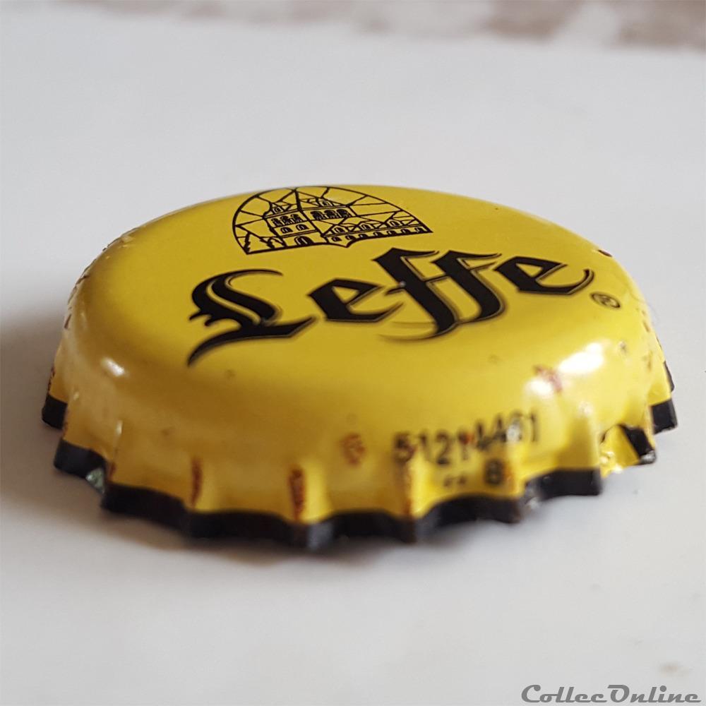 Leffe d'été 2 capsule muselet biere belgique leffe ete