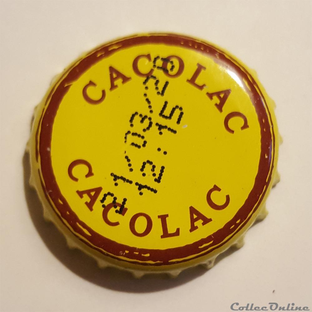 Cacolac capsule muselet biere royaume uni cacolac