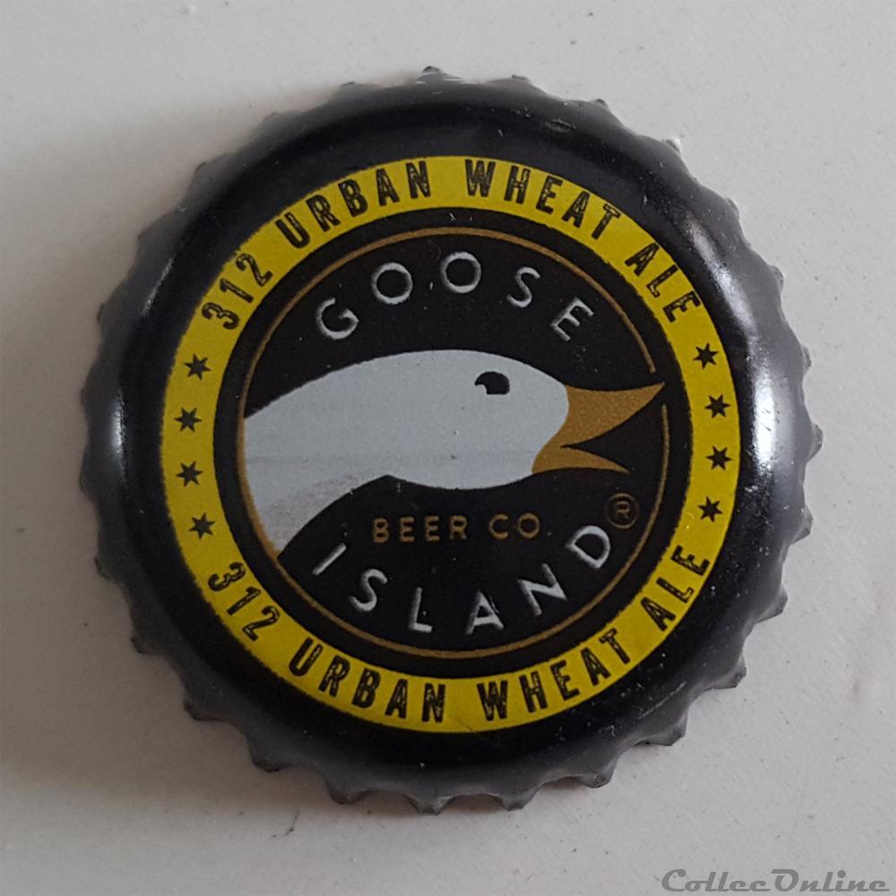 Goose Island - 312 Urban Wheat Ale capsule muselet biere usa goose island 312 urban wheat ale