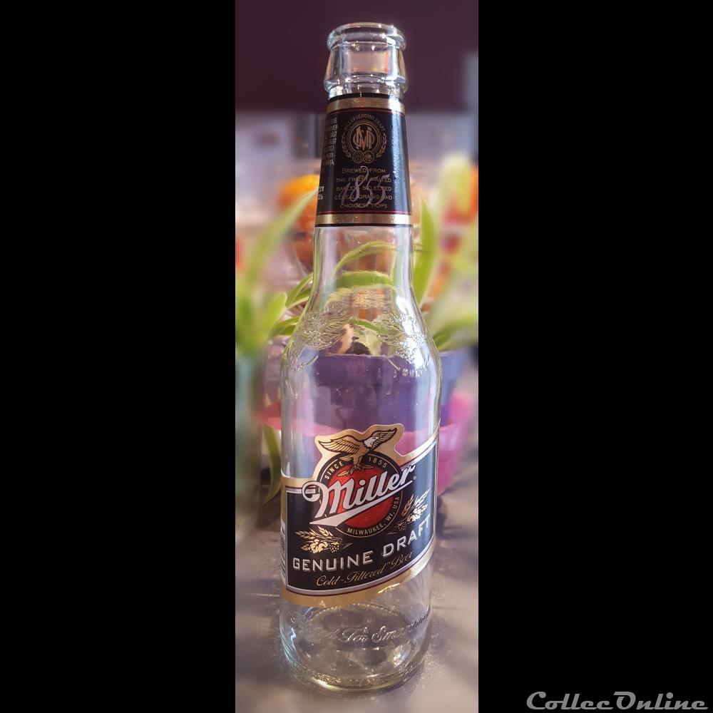 Miller Genuine Draft 2 capsule muselet biere usa miller genuine draft