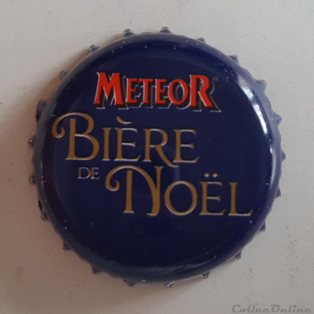 Météor de Noël capsule muselet biere france meteor de noel