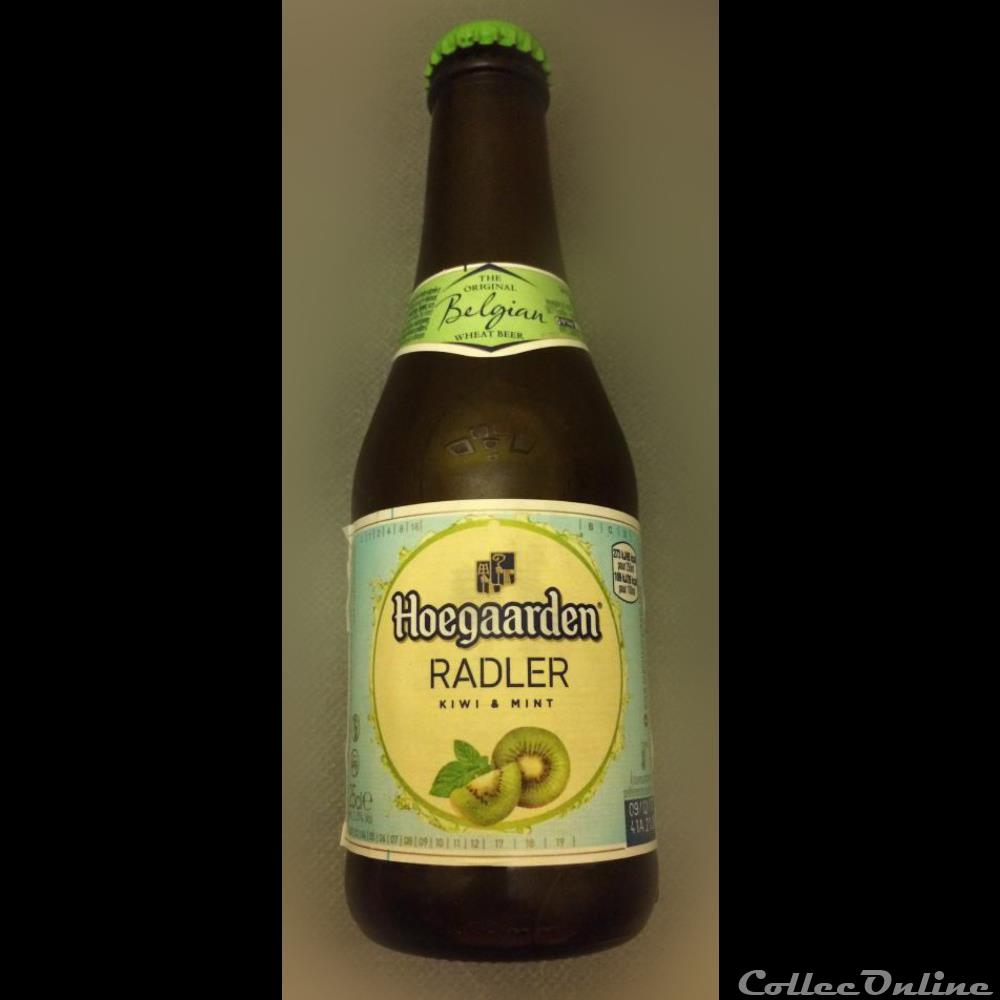 Hoegaarden Radler Kiwi & Mint 2 capsule muselet biere belgique hoegaarden radler kiwi mint