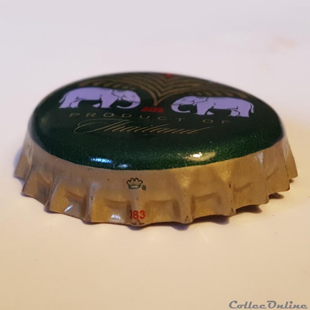 Chang Beer 3 capsule muselet biere belgique chang beer