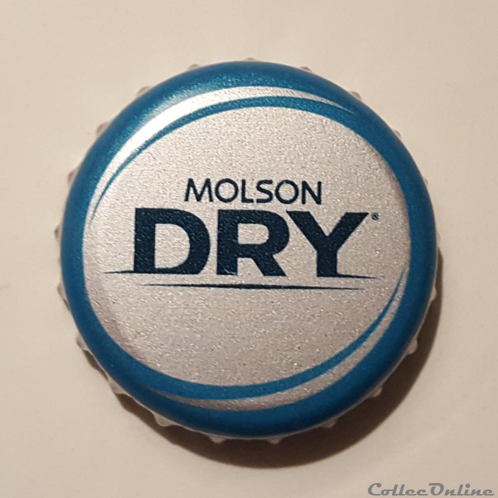Molson Dry capsule muselet biere canadum molson dry