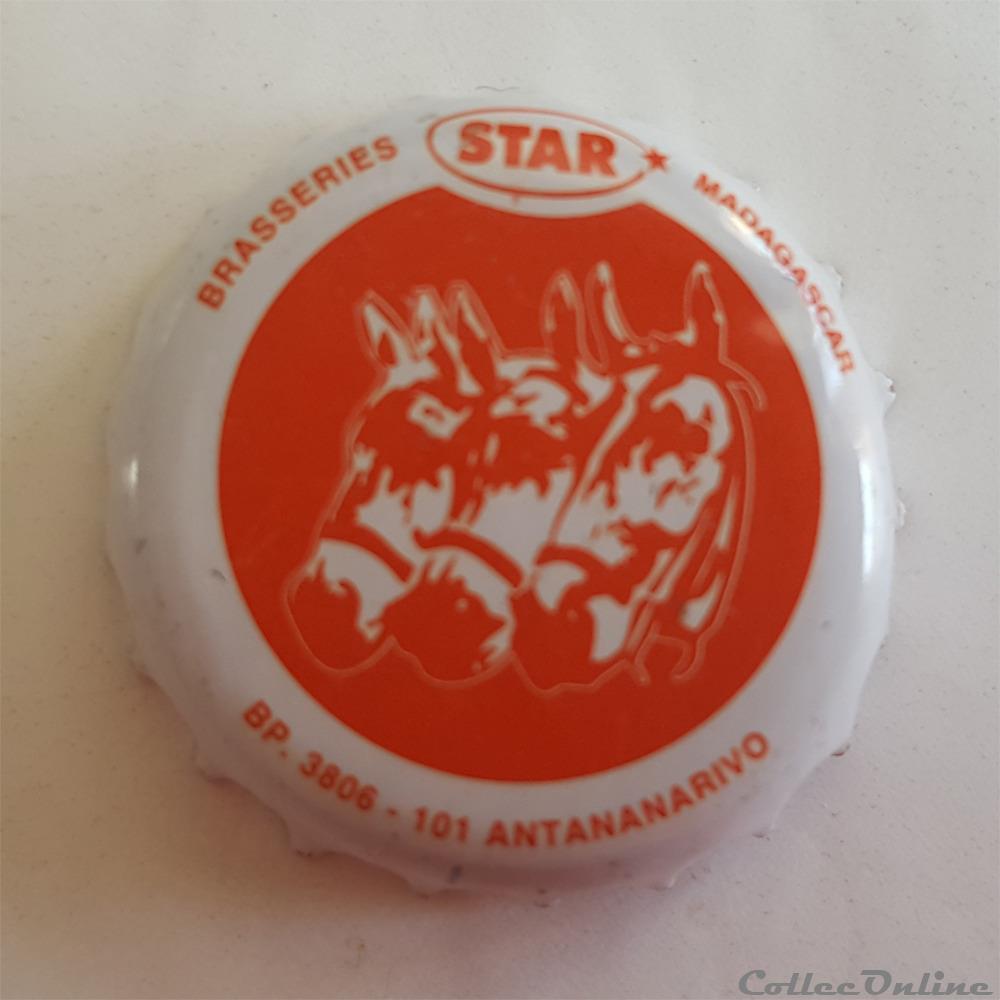 Brasseries STAR Madagascar capsule muselet biere france brasseries star madagascar