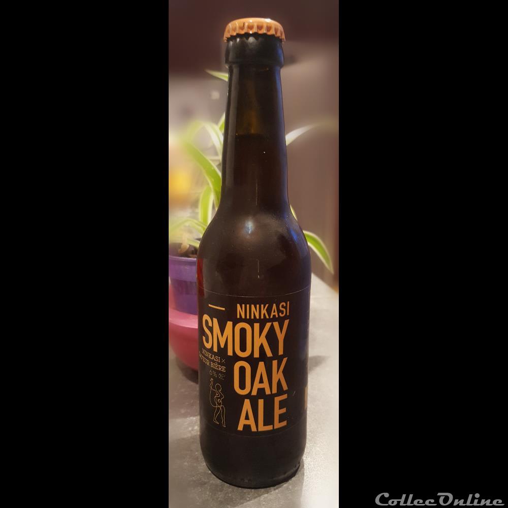 Ninkasi Smoked Oak Ale 2 capsule muselet biere france ninkasi smoked oak ale