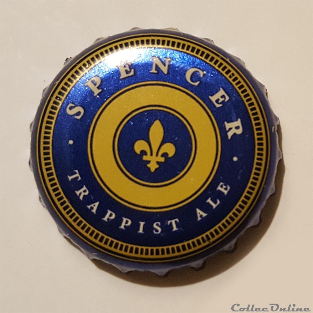 Spencer Trappist Ale capsule muselet biere usa spencer trappist ale