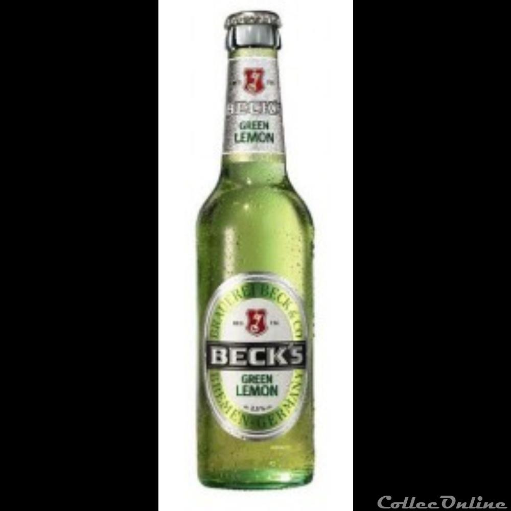 Beck's Green Lemon 2 capsule muselet biere allemagne becs green lemon