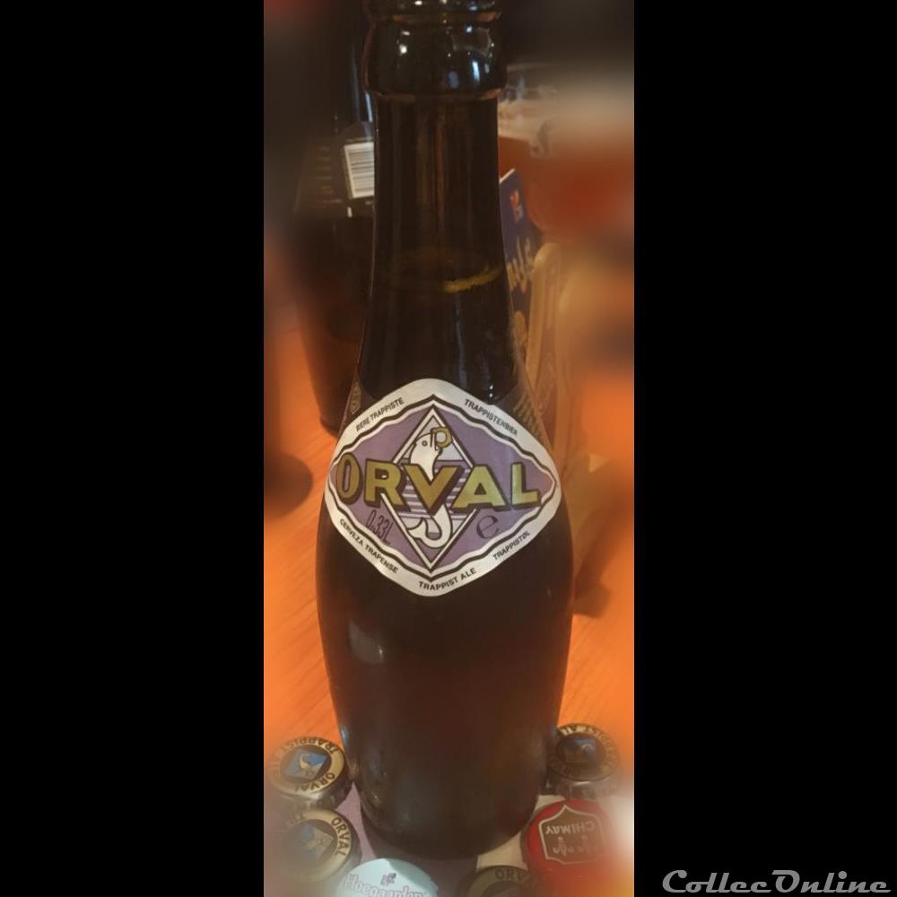 Orval 2 capsule muselet biere belgique orval