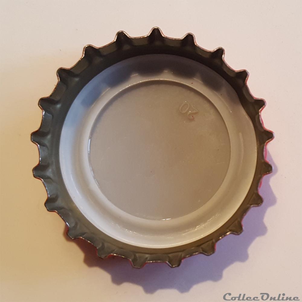 Unie - Rouge - NC 3 capsule muselet biere belgique unie rouge nc