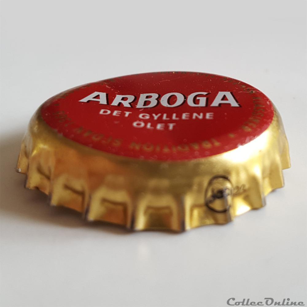 Arboga 2 capsule muselet biere france arboga