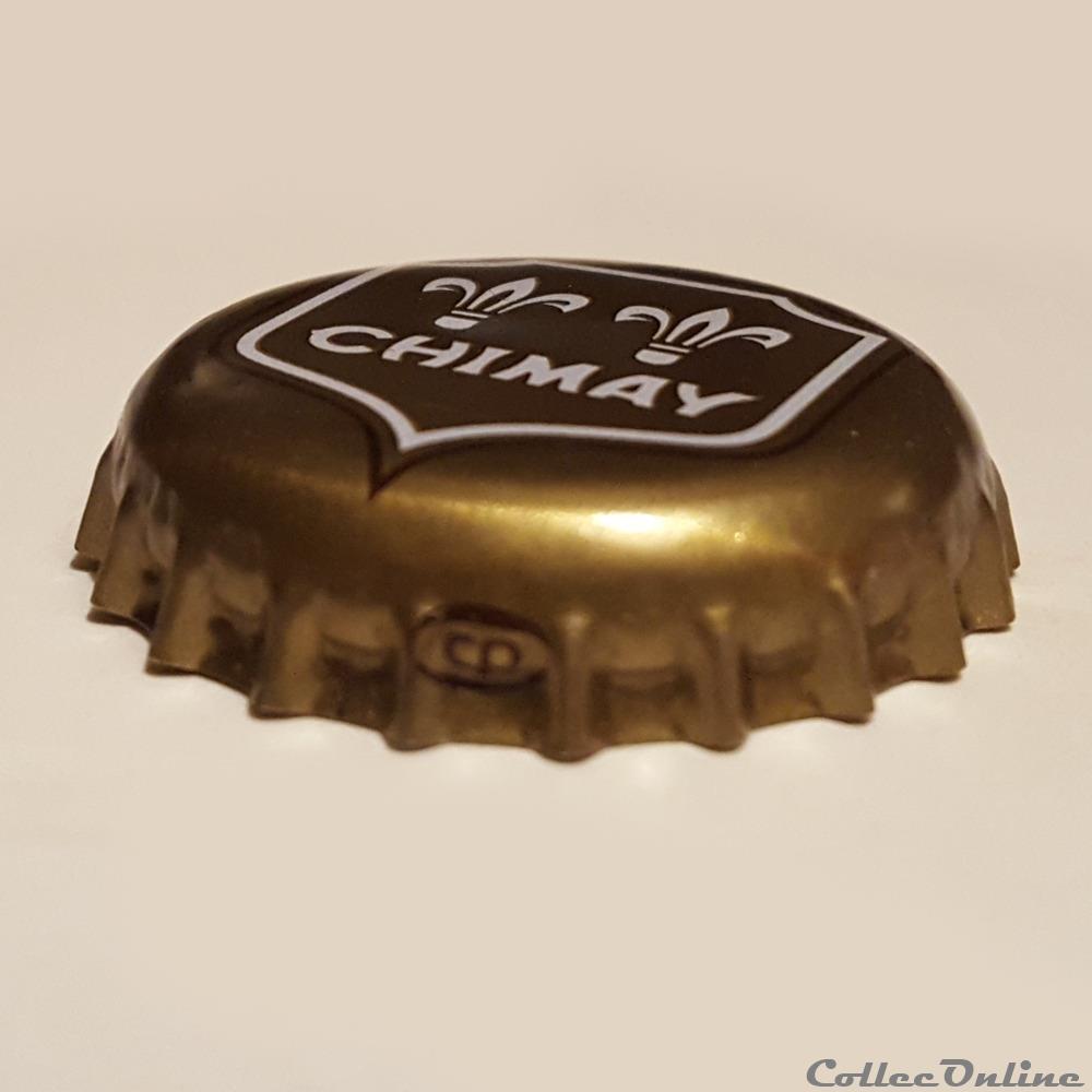 capsule muselet biere belgique chimay doree