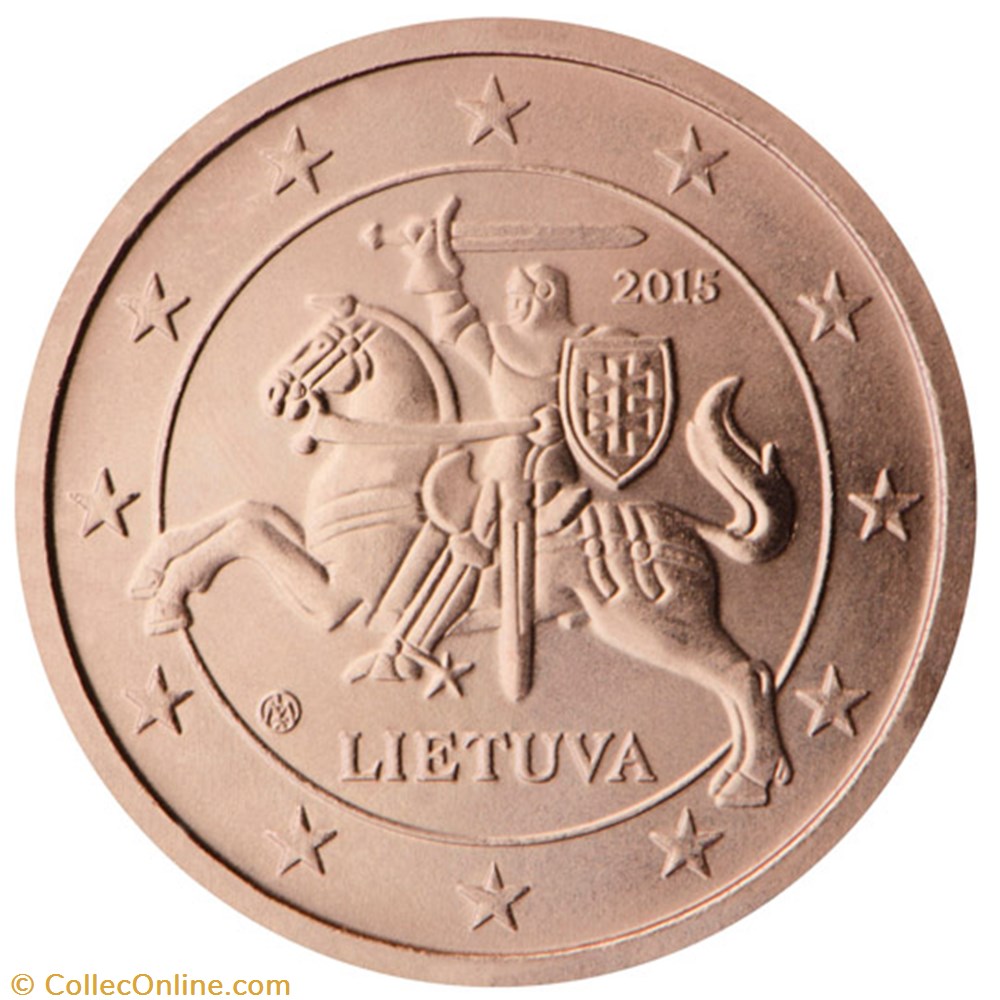 monnaies euros a lituanie 1 cent