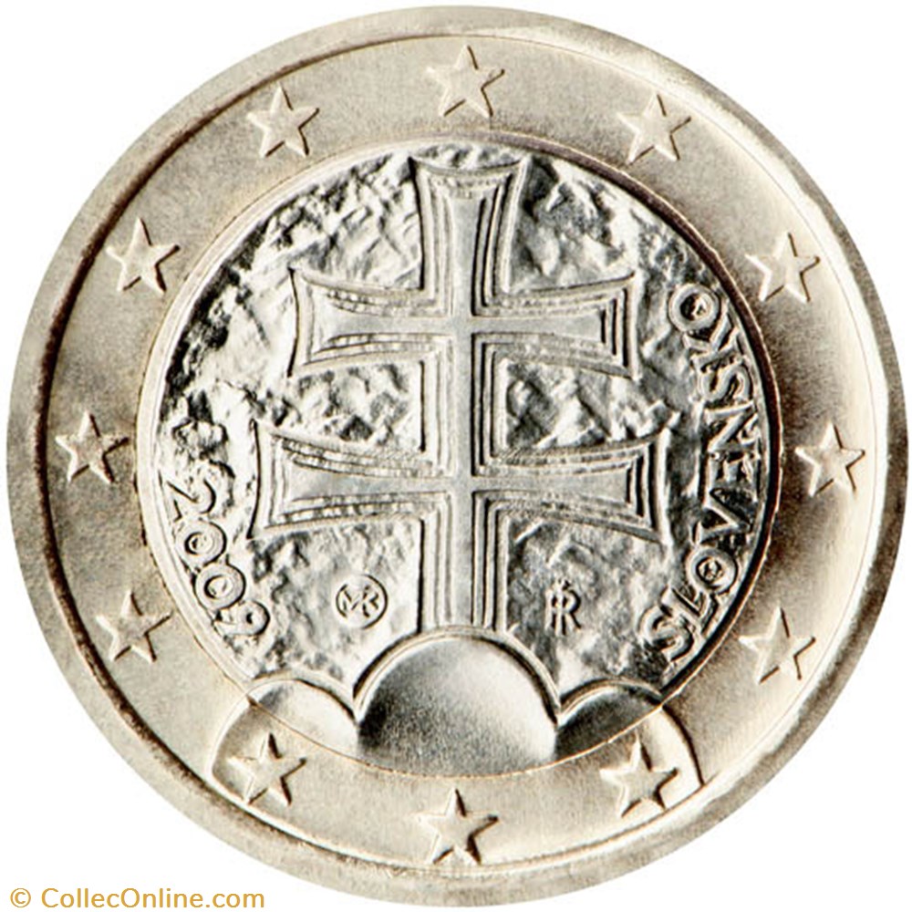 monnaies euros a slovaquie 1 euro