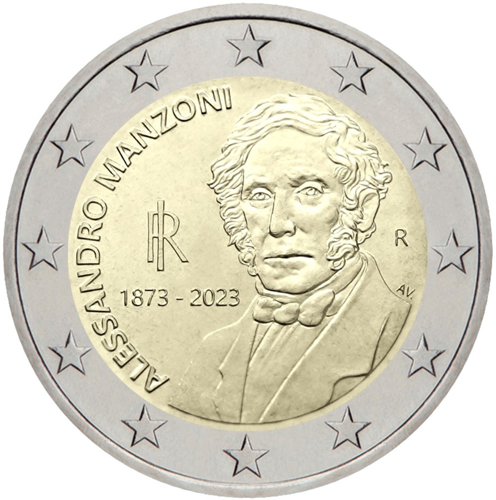 monnaies euros italie 150 anniversaire de mort alessandro manzoni